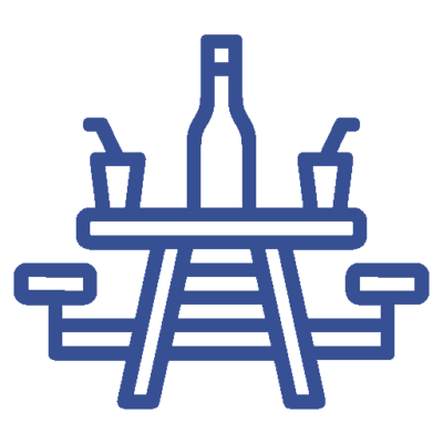 table exterieur - La Ronsardière Maison d’hôtes à Bouchemaine