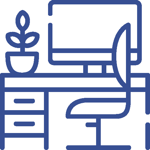 Bureau - La Ronsardière Maison d’hôtes à Bouchemaine