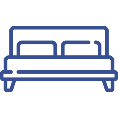 lit-double - La Ronsardière Maison d’hôtes à Bouchemaine